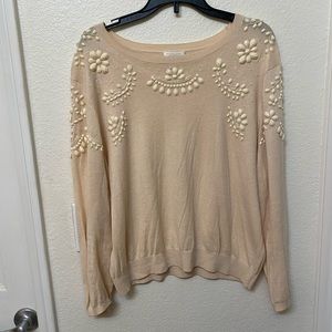 Delicate Jenny Yoo Embellished Lightweight Sweater